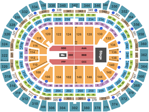 Ball Arena Pentatonix Seating Chart
